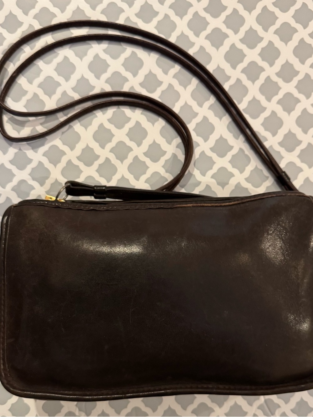 Coach 1970’s Basic Bag made in NYC with Gold Talon Zipper and ⚓️ hardware ⚓️ - Picture 8 of 15
